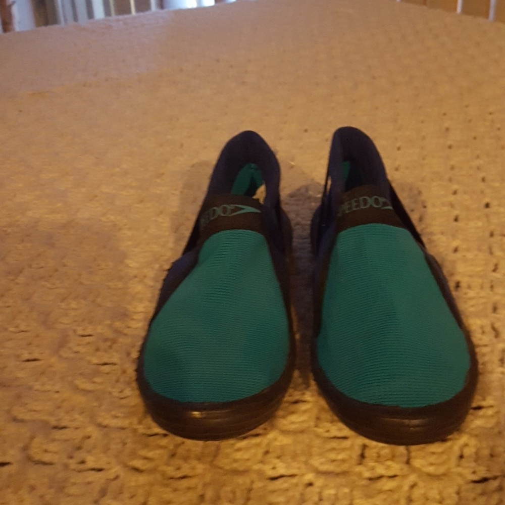 Speedo beach shoes.